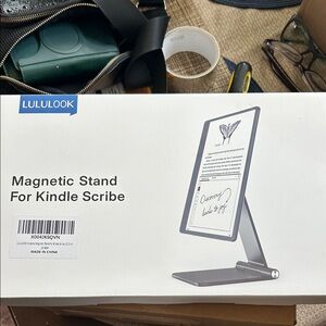 Black Magnetic Stand for Kindle Scribe